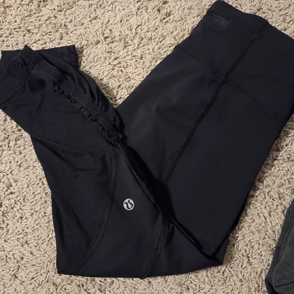 lululemon athletica Black and Gray Leggings - Picture 4 of 4